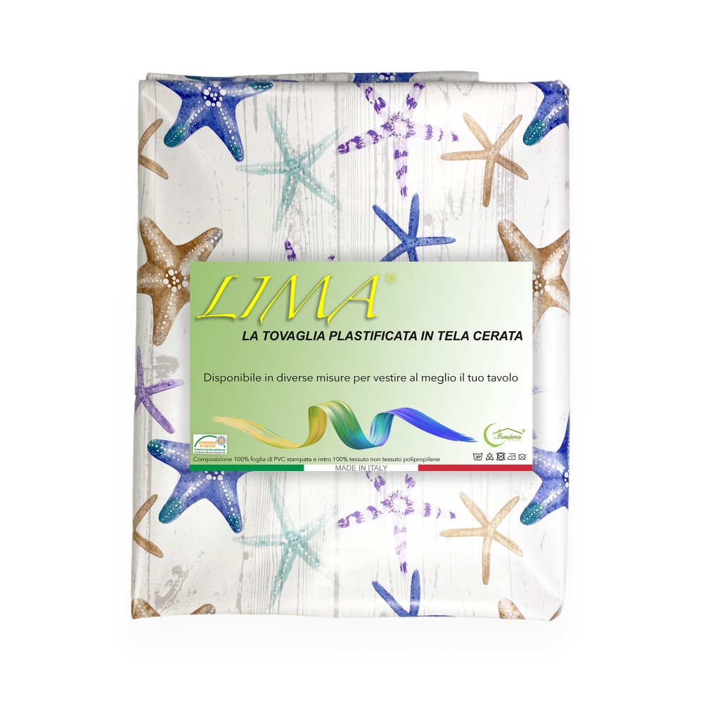 LIMA © TISCHDECKE aus wasserabweisender, kunststoffbeschichteter PVC-Plane Made in Italy