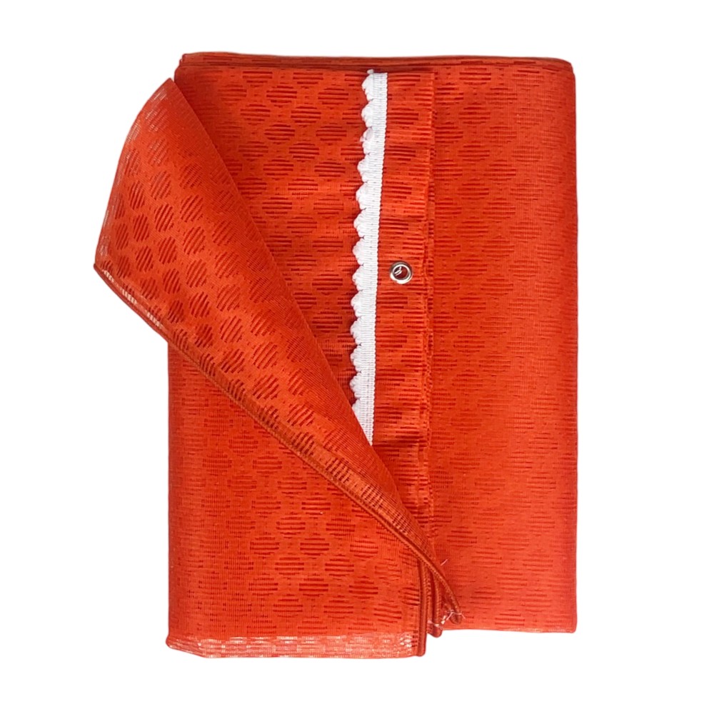 RED DE CORTINA OUTDOOR DIAMOND MOSQUITERA en 8 tamaños diferentes liso NARANJA