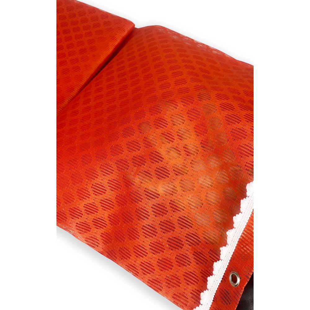 RED DE CORTINA OUTDOOR DIAMOND MOSQUITERA en 8 tamaños diferentes liso NARANJA