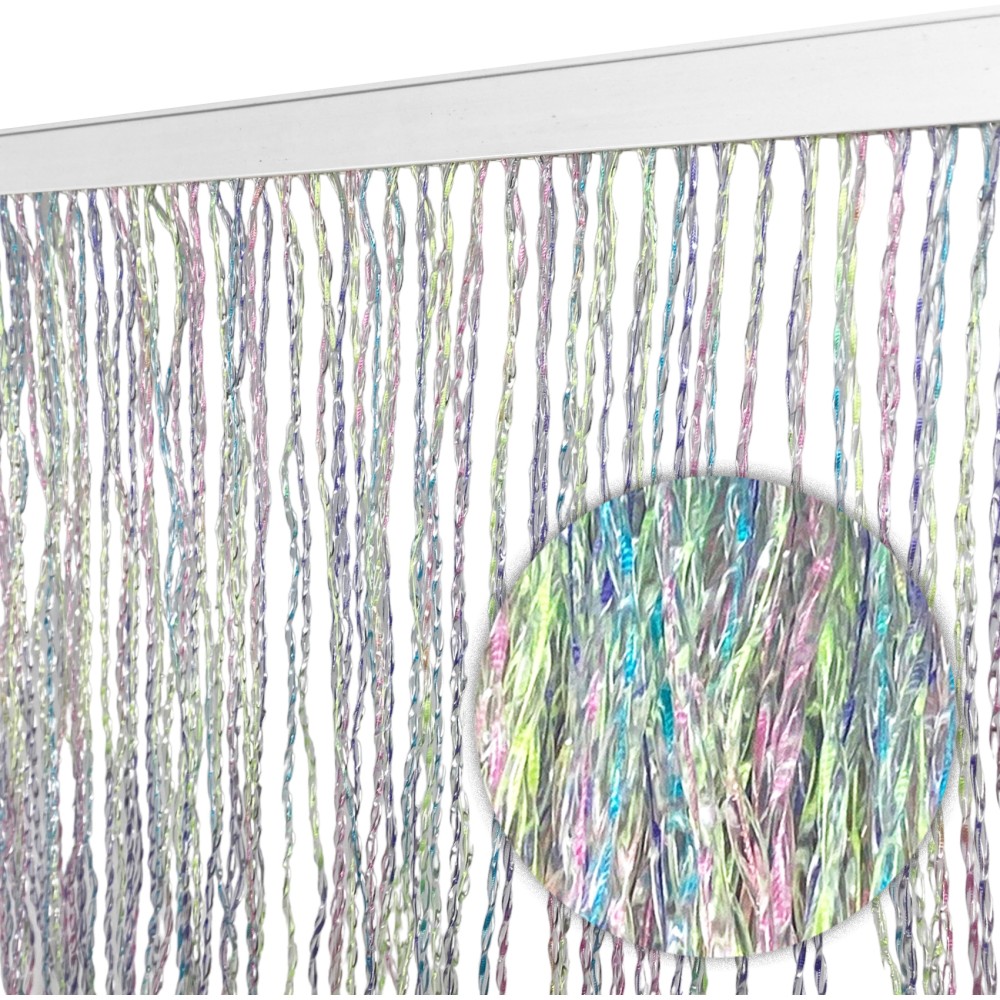 Scooby Doo © GARDINENPERLEN PVC Stränge Weich Anti Lärm Hemmend MULTICOLOR