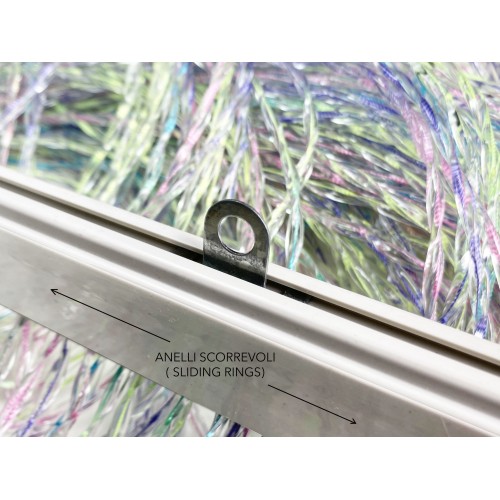 TENDA PERLINE Scooby Doo © A FILI in PVC Morbidi Anti insetti antirumore MULTICOLORE