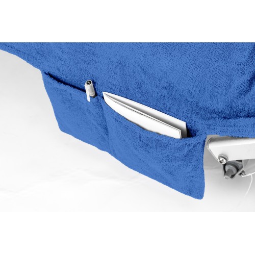 STRANDTUCH LIEGE aus reinem Baumwollfrottee BEDDY BEACH © mit Taschen GRÖSSE CM. 75 X 190 und BEACH Rucksack