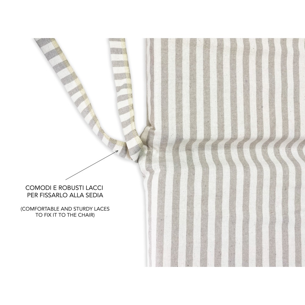 CUSHION High chair FOR DECK CHAIRS Removable cover cm. 45X115X5 OUTDOOR QUALITY Extra