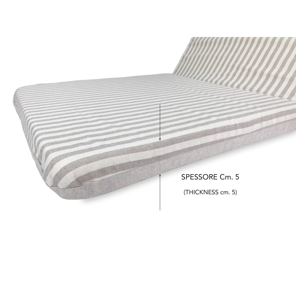 COUSSIN Transat TRANSAT Amovible cm. 60X180X5 Extérieur Qualité Extra