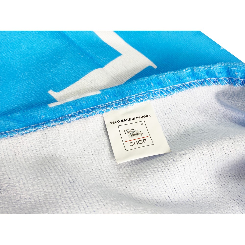 NAPLES I LOVE YOU TERRY BEACH TOWEL large size cm. 90 X 170