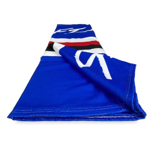 TELO MARE in spugna AL TUO FIANCO IO SARÒ misura grande cm. 90 X 170