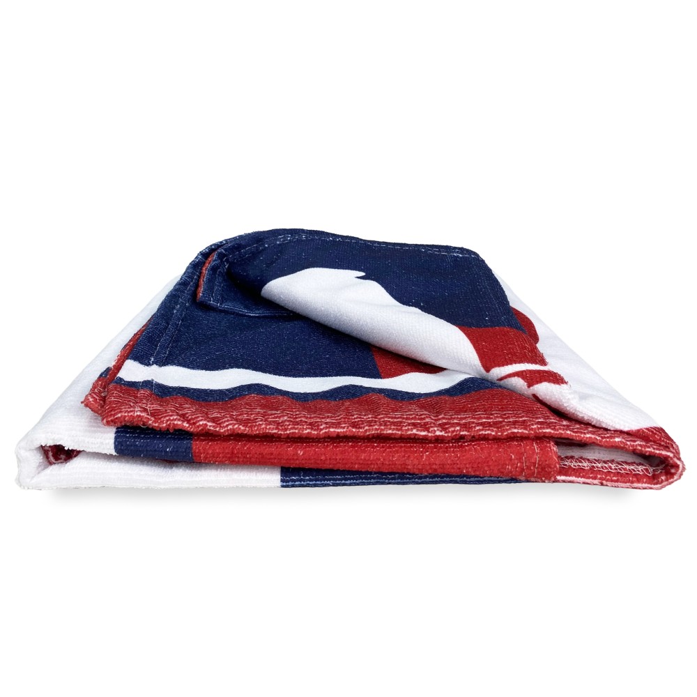 BEACH TOWEL in RED BLUE 1909 large size cm. 90 X 170