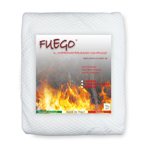HOUSSE DE MATELAS Fuego Antimite ignifuge classe 1 Ligne hôtelière approuvée