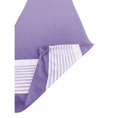 FOUTA BEACH TOWEL PURPLE ALVIN COTTON BEDDY BEACH © WITH POCKETS SIZE CM. 75 X 195 and BEACH backpack
