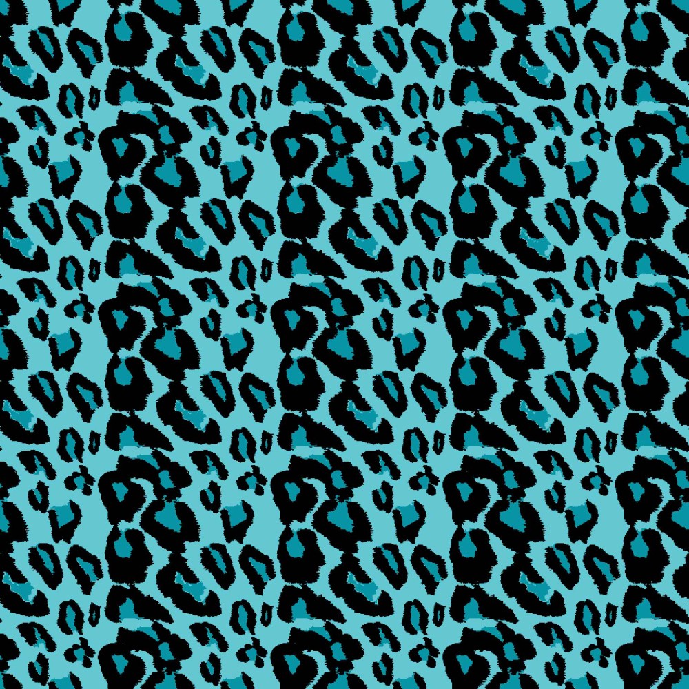 TOALLA DE PLAYA TUMBONA DE PELUCHE LEOPARDO AZUL en microfibra CON BOLSILLOS TAMAÑO cm. 80 x 190