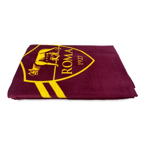 SERVIETTE DE PLAGE SPORTS DE ROME DE GRANDE TAILLE, LE CM. 90 X 170 ORIGINAL A. S. ROMA SAC à dos TEXFAMILY et une carte