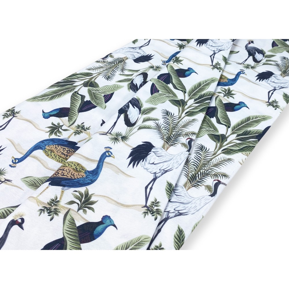 FUNDA DE DECORACIÓN FUNDA GRAN SCARF COLCHA funda de sofá FABRIC LONETA BIRDY con Pájaros