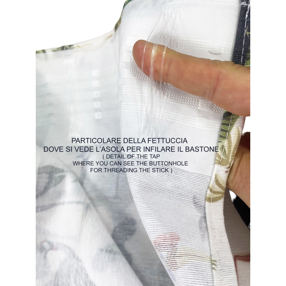 TIENDA BIRDY Con Pájaros cm.150X280 hecho MADE in ITALY