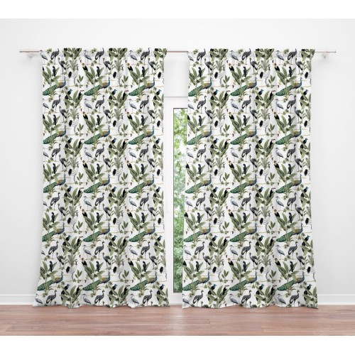 TENTE BIRDY avec oiseaux cm.150X280 emballé MADE in ITALY