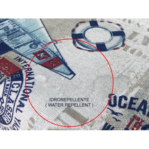 TOVAGLIA antimacchia RESINATA TORINO mare VELA Blu