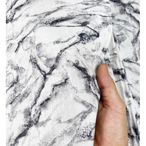 stain-resistant TORINO resin-coated TABLECLOTH White marbled marble effect