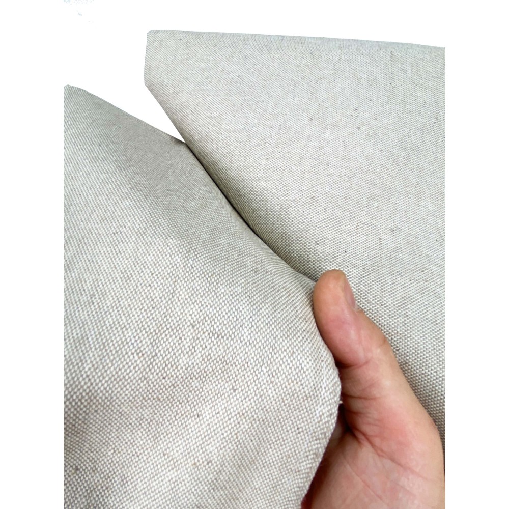 SCHMUTZABWEISENDE TISCHDECKE HARZBESCHICHTET TORINO Einfarbig ECRÙ