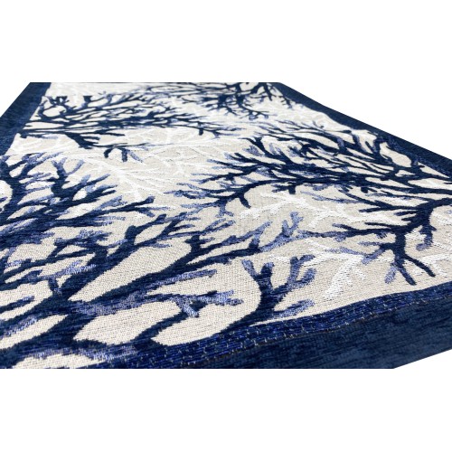 Rutschfest MAT Sea Sea Blue Corals Hergestellt in Italien