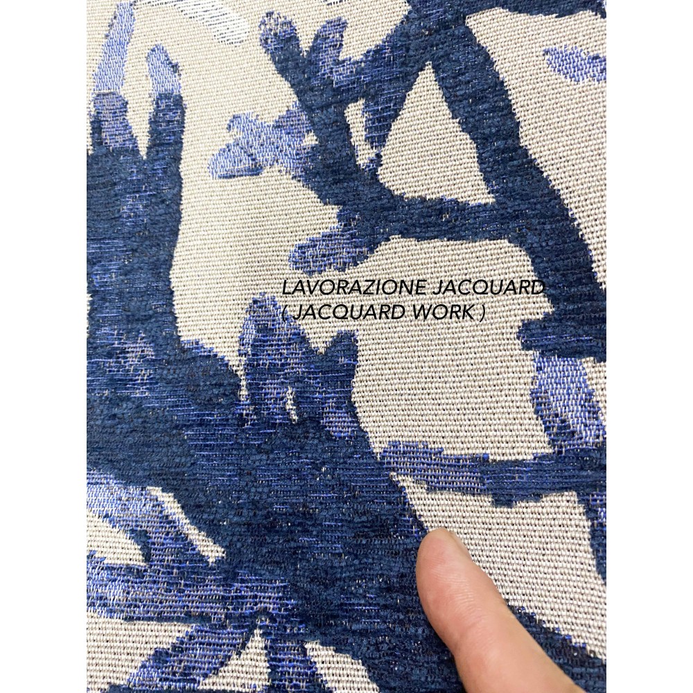 TAPIS antidérapant Mare MARINO Coralli Blu Made in Italy