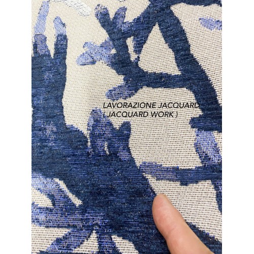 TAPIS antidérapant Mare MARINO Coralli Blu Made in Italy