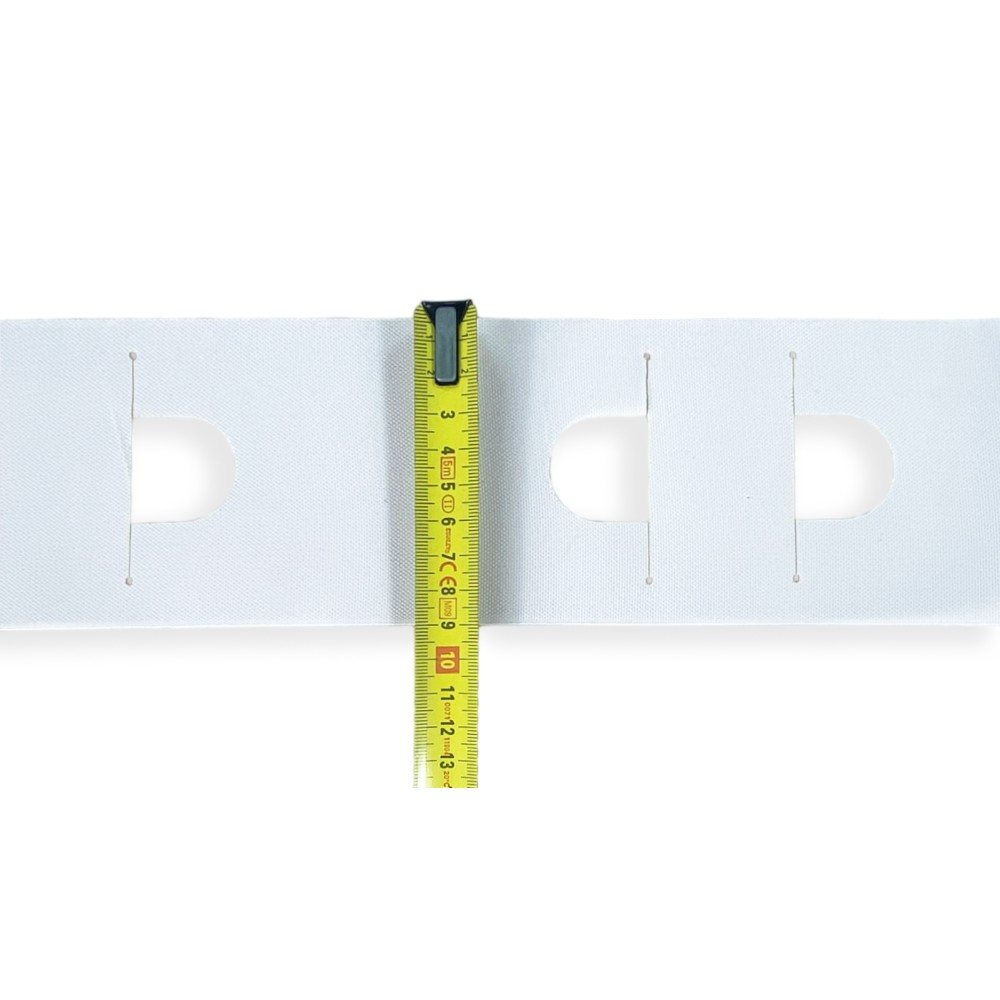 FETTUCCIA per TENDA Riloga ARRICCIA TENDE  Mod. PASSANTE A Metro Made in Italy