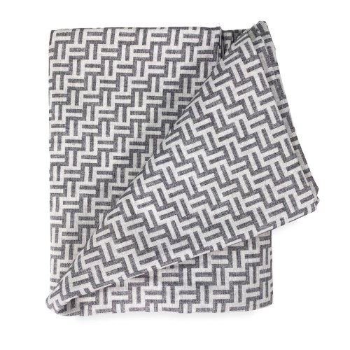 SERVIETTE D’AMEUBLEMENT GRAND FOULARD COUVRE-LIT Housse de canapé FASHION FABRIC Gris