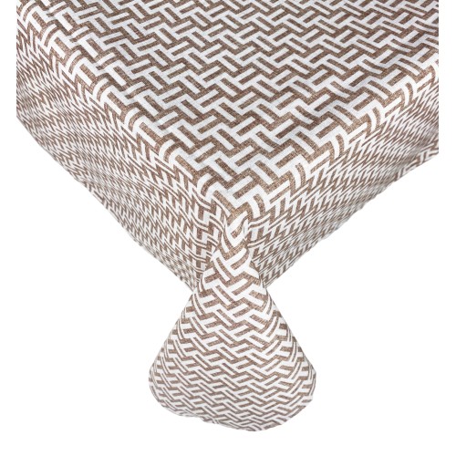 SCHMUTZABWEISENDE TISCHDECKE RESINATED TORINO Fashion beige