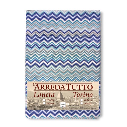 TELO ARREDO Copritutto GRAN FOULARD Copriletto COPRIDIVANO Tessuto BEATRICE BLU