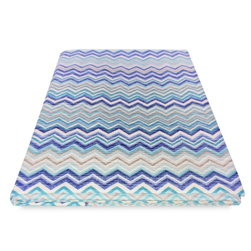 HOUSSE DE SERVIETTES D’AMEUBLEMENT Gran FOULARD Couvre-lit HOUSSE DE CANAPÉ Tissu BEATRICE BLU