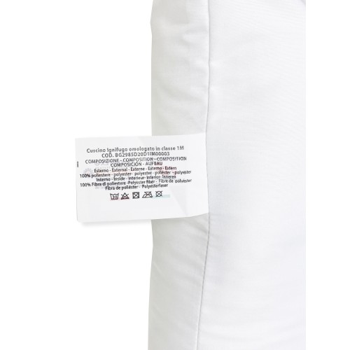 GUANCIALE Cuscino IGNIFUGO ANTIFIAMMA Made in Italy