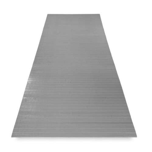 ALFOMBRA DE COCINA EN MADERA bambú WOODY liso Gris