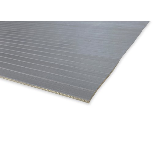 KITCHEN RUG IN WOOD bamboo WOODY plain Grey