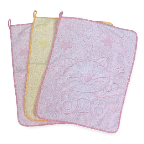 SET 3 SERVIETTES JARDIN...