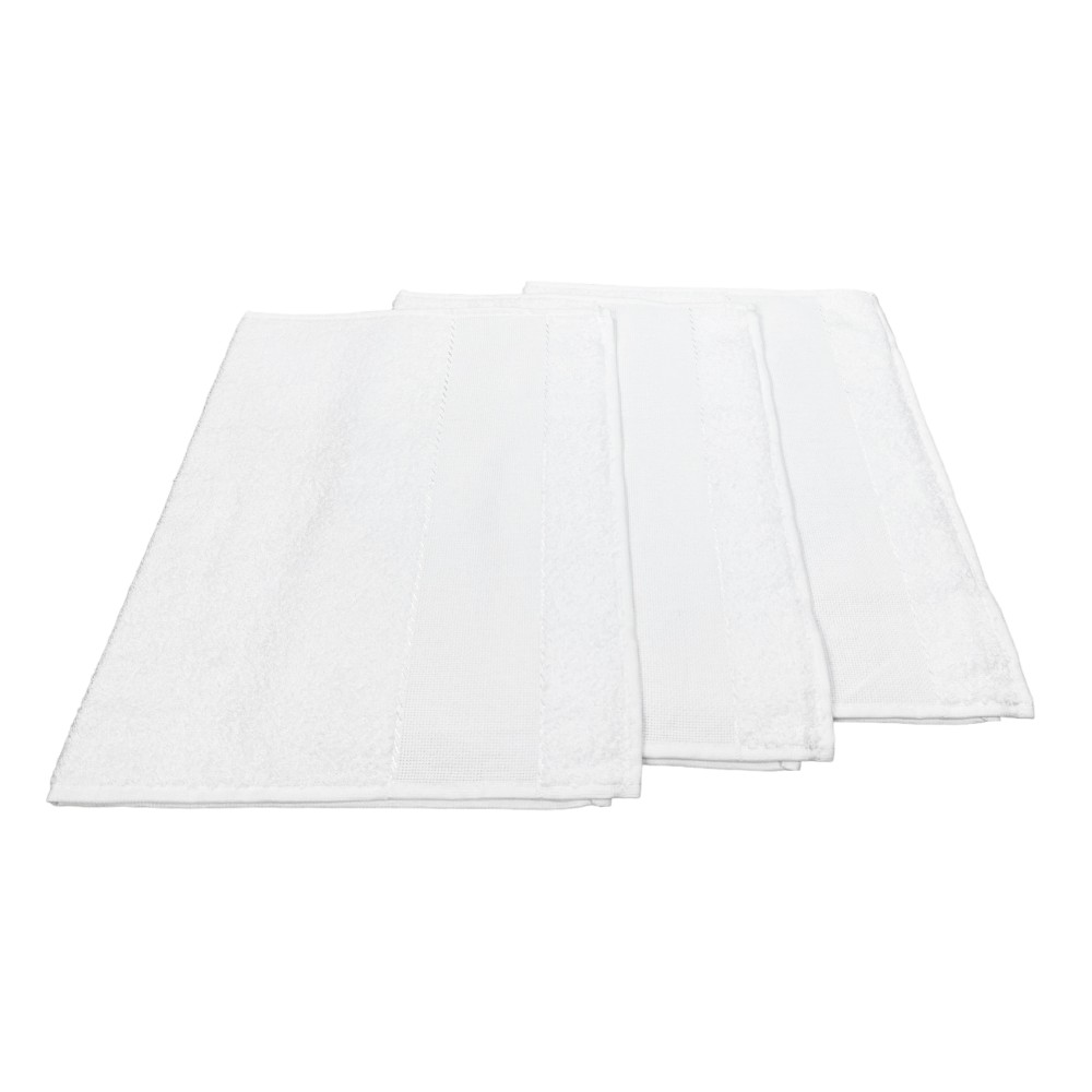 Set di asciugamani bianchi jacquard Shangri-La Rivolta Carmignani
