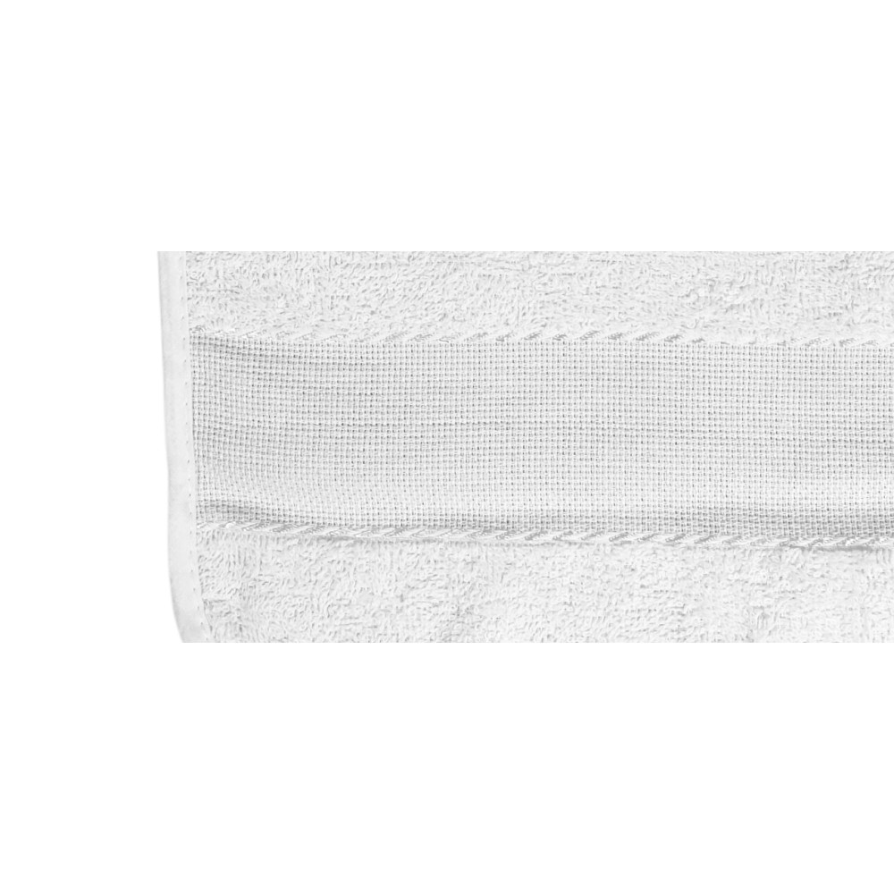 SET 6 BAVAGLINI bambino IN TINTA Unita TUTTO Bianco con elastico in Puro cotone con tela AIDA per ricamare il nome