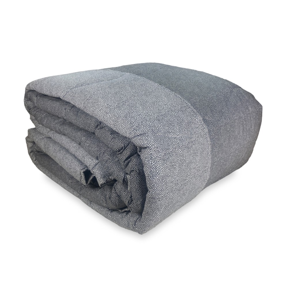 QUILT KOT © dis. BOY grey Black MADE IN ITALY pure COTTON