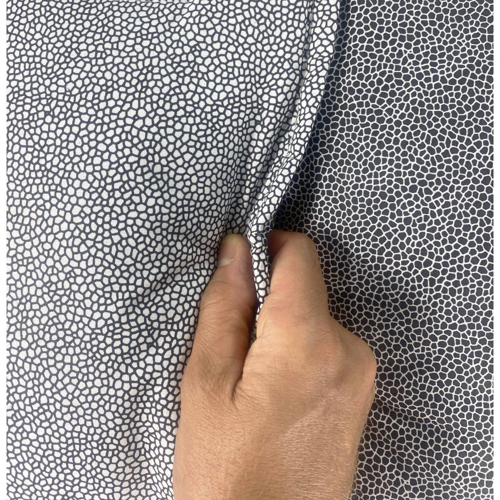 QUILT KOT © dis. BOY grau Schwarz MADE IN ITALY reine BAUMWOLLE