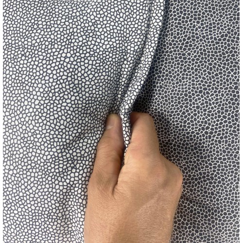 QUILT KOT © dis. BOY GRIS Negro MADE IN ITALY puro ALGODÓN