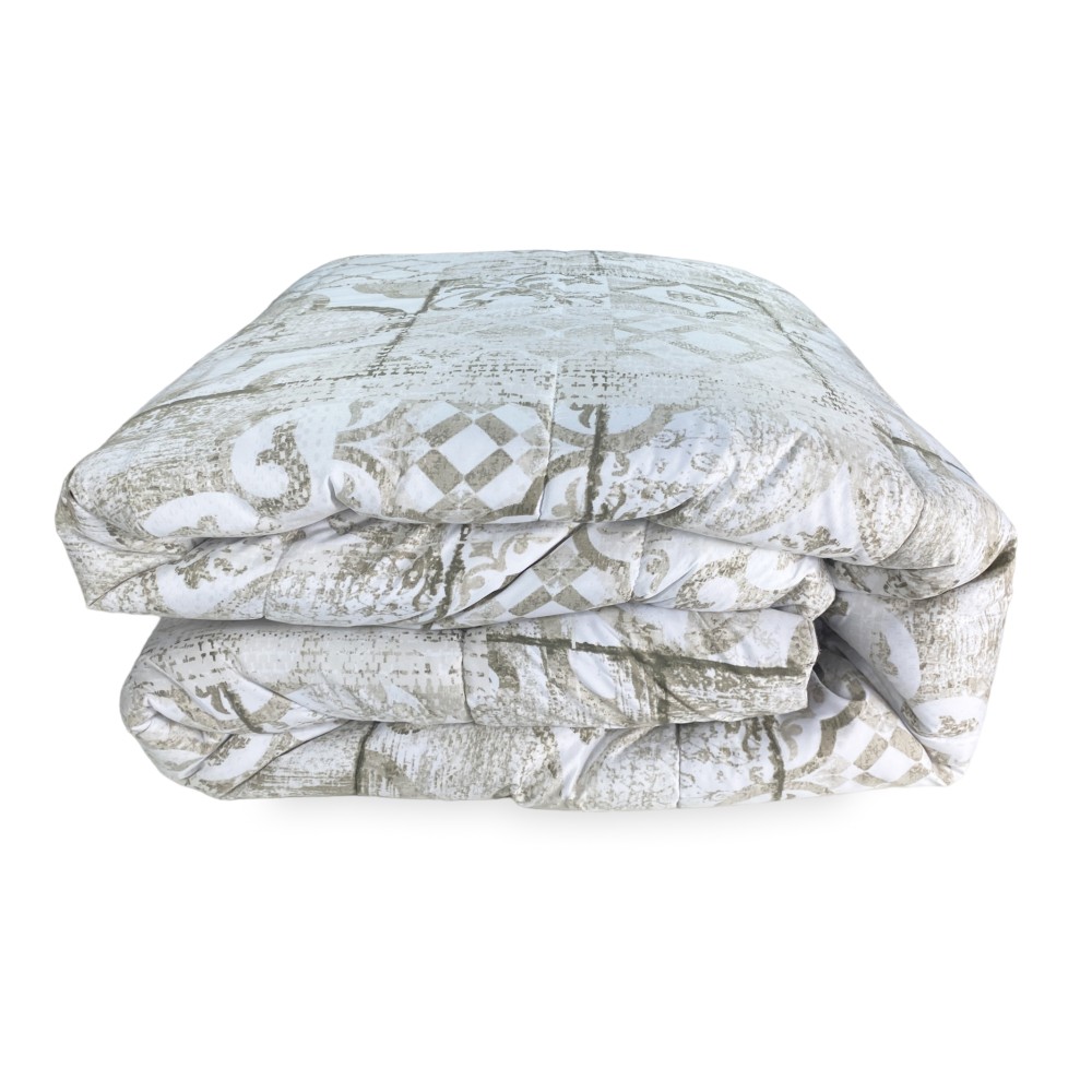 QUILT © BOW SORRENTO Edredón Nórdico de invierno beige hecho en Italia