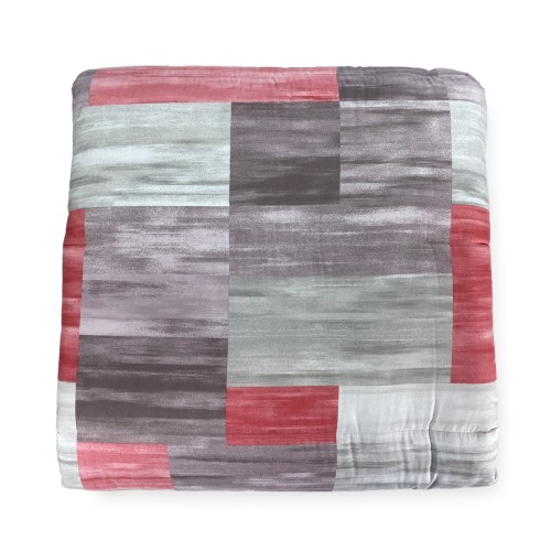 QUILT BOW © CHECKS Rote Winterdecke made in Italy