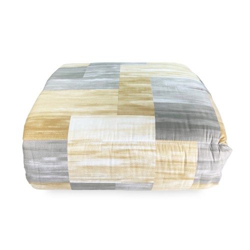 QUILT BOW © CHECK Beige Winter Duvet made in Italy