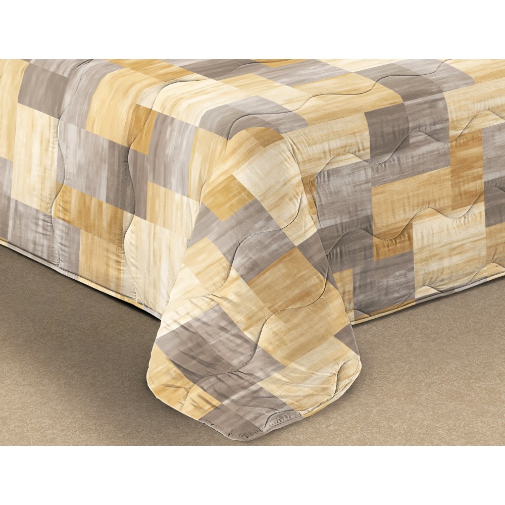 QUILT BOW © CHECK Beige Winter Duvet made in Italy