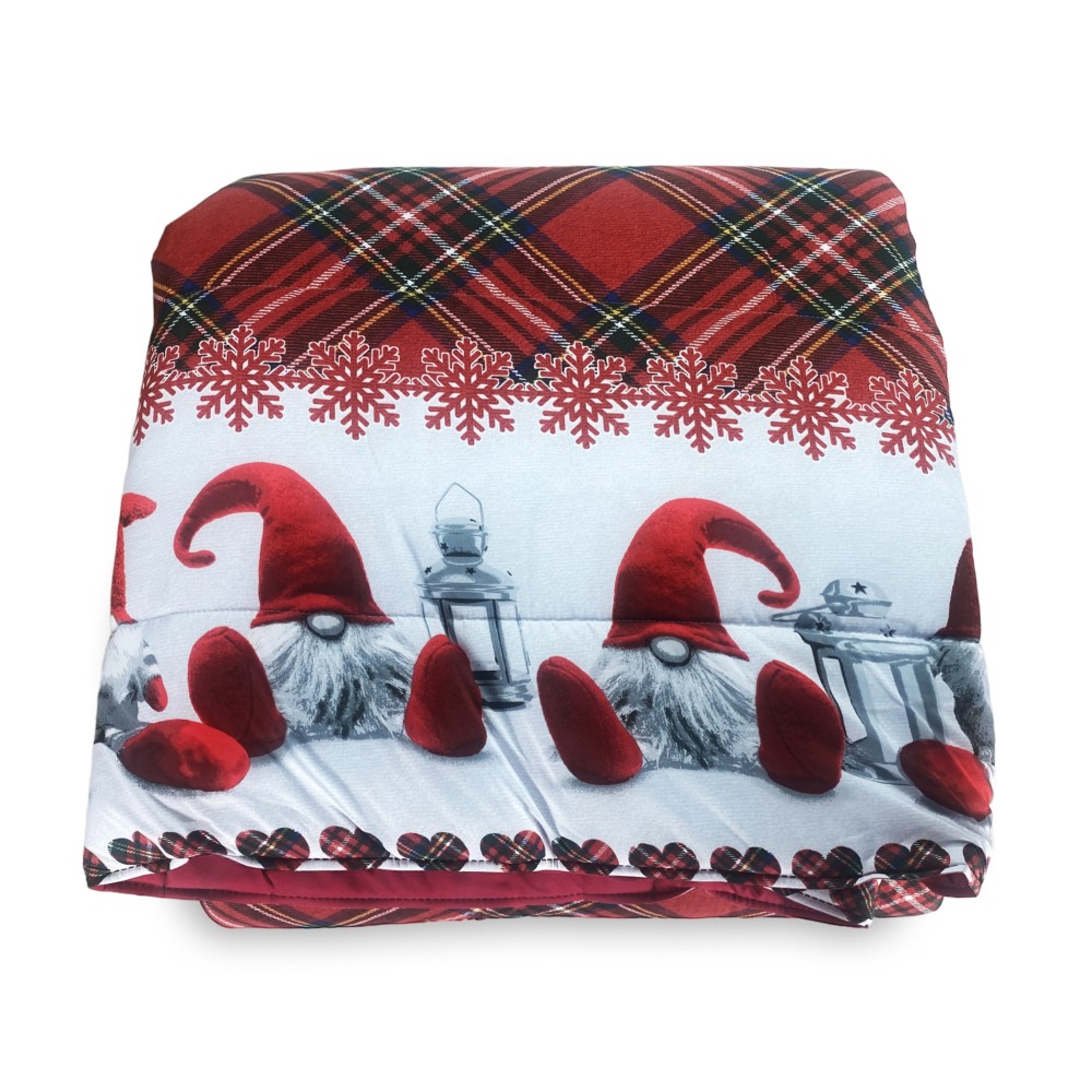 QUILT © BOW ELVES Red Winter Duvet made in Italy