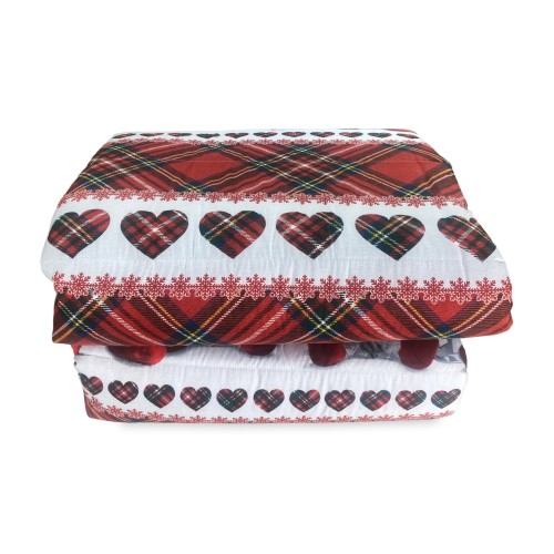 QUILT © BOW ELVES Red Winter Duvet made in Italy