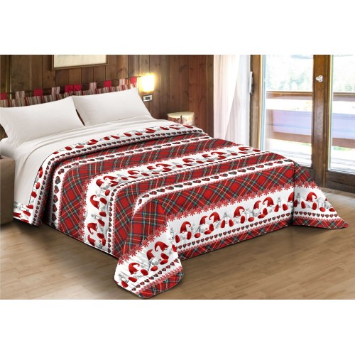 QUILT © BOW ELVES Red Winter Duvet made in Italy