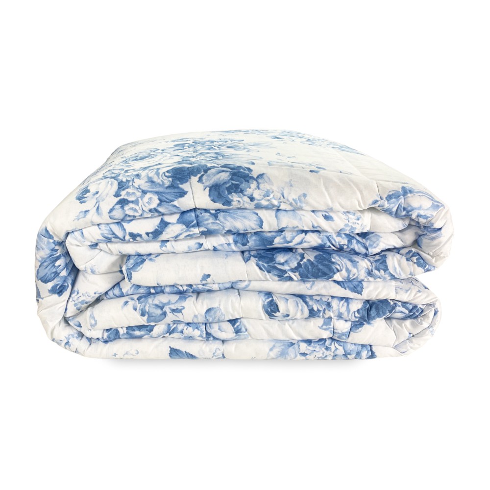 BAROQUE BOW © QUILT Blue Winter Duvet made in Italy