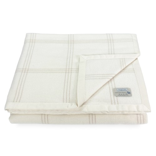 Adelaide Summer Blanket in Merino and Kashmir Wool – Lightweight, Breathable, Anti-Pilling – Made in Italy, Mid-Season