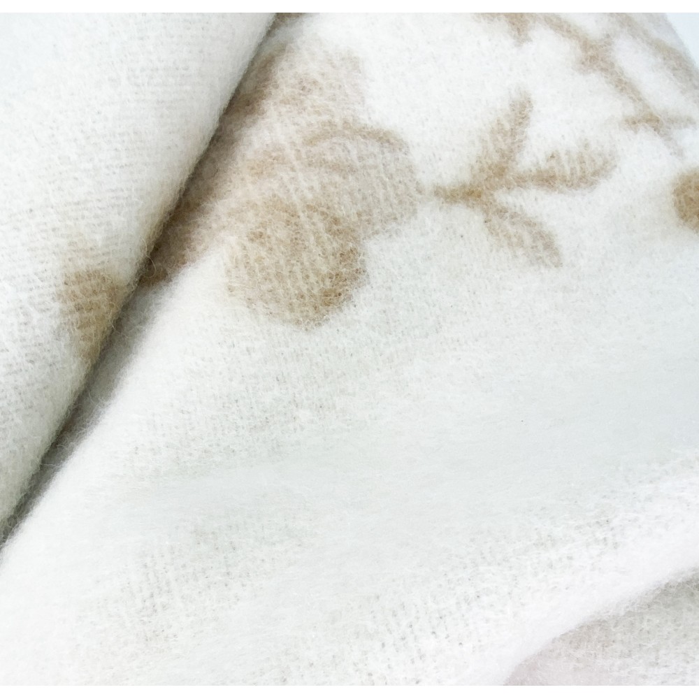 COUVERTURE D’hiver EN PURE LAINE MIMOSA-ANIROS Made in Italy