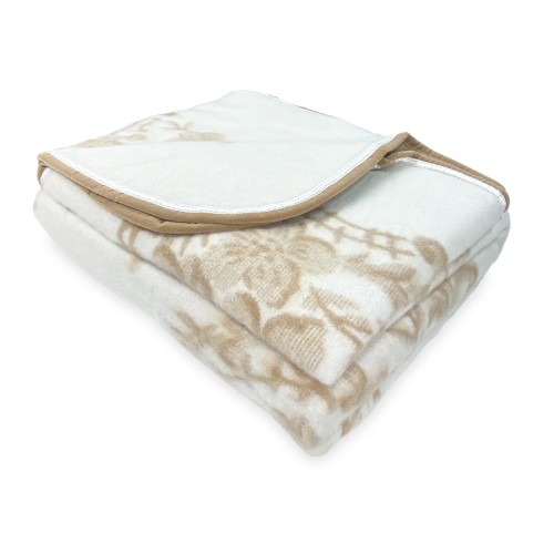 COUVERTURE D’hiver EN PURE LAINE MIMOSA-ANIROS Made in Italy