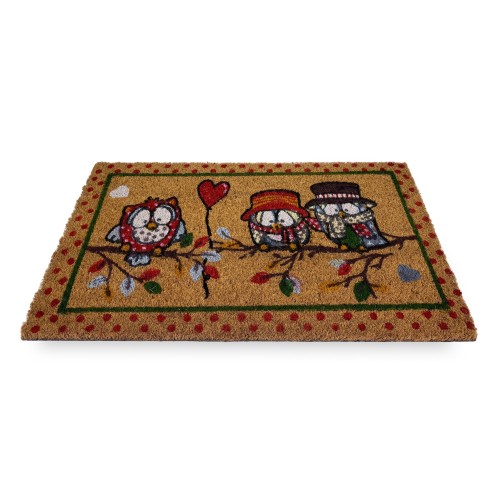 RUG Fußmatte aus natürlicher Kokosnuss GUFETTI auf den Ästen